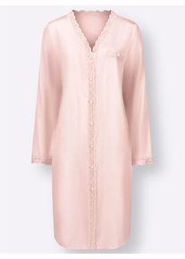 CYBELE Dames Nachthemd in lichtroze ,maat 36/38, Witt, 97% Polyester, 3% Elastan. Kant: 90% Polyamide, 10% Elastan