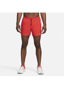 Short de running avec sous-short intégré Dri-FIT Nike Stride 13 cm pour homme - Rouge