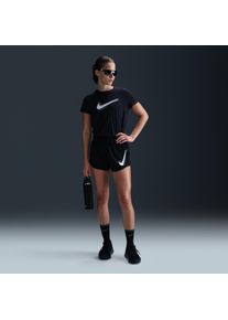 Short de running taille mi-haute avec sous-short intégré Dri-FIT Nike One pour femme - Noir