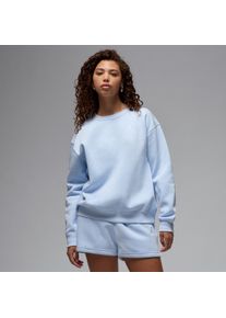 Sweat à col ras-du-cou Jordan Brooklyn Fleece pour femme - Bleu