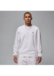 Sweat à col ras-du-cou en tissu Fleece Jordan Brooklyn pour homme - Blanc