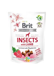Brit Care Crunchy Cracker, insectes, agneau, framboise.- 200 g