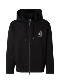 Armani Exchange Heren Sweatvest zwart / wit XS