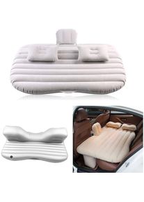 Matelas Voiture, Lits Gonflable avec Pompe et Oreiller, Matelas Gonflable de Voiture Multifonctionnel avec Pompe à Air Electrique et Kit de