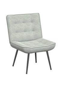 vidaXL - Chaise de relaxation gris clair 64x74x84 cm velours