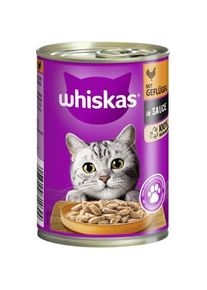 whiskas Adult 1+ Sauce 12x400g Geflügel