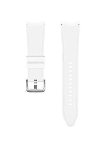 Curea smartwatch Samsung Ridge Sport Band pentru Galaxy Watch 4 / 4 Classic (20mm, M/L), Alb