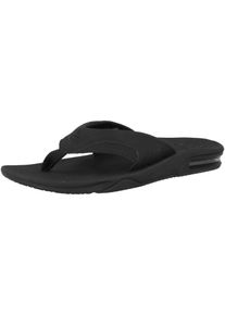 Reef Chinelos de dedo 'Fanning' em preto