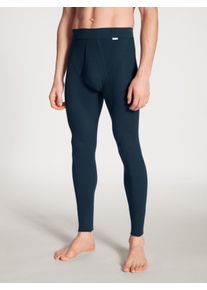 Calida Pantalone con apertura per Uomo, M M, Blu, Un classico understatement in 100% cotone