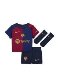 Ensemble 3 pièces replica Nike Football FC Barcelona 2024/25 Stadium Domicile pour bébé et tout-petit - Bleu