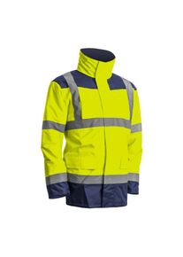 Parka 4/1 Coverguard kanata jaune hv / marine taille s 100% polyester