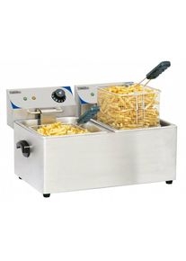 Casselin - Friteuse électrique 2x4l 4000w cfe42