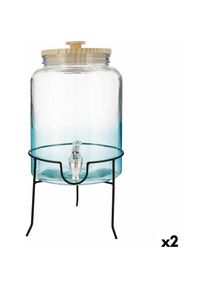 Quid - Distributeur de boissons Viba Multicouleur verre 7,5 l (2 Unités)