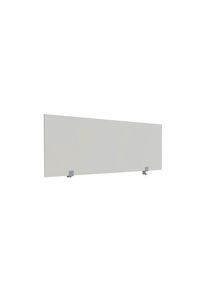 Cran de séparation B-Zen bois antibactérien l 160 x h 60 cm - avec fixations pour bureau partagé - gris - Maxiburo