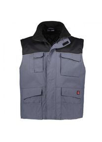 Abraxas 2-in-1 Arbeitsweste, Grau/schwarz, 3XL