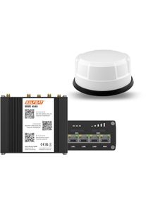 Selfsat MWR 4540 4G Cat 6 WLAN Router, bis 300 Mbps, inkl. Panorama 5G Antenne, weiß