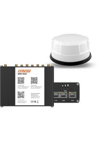 Selfsat MWR 6550 5G Cat 20 WiFi 6 WLAN Router, bis 3,4 Gbps, inkl. Panorama 5G Antenne, weiß