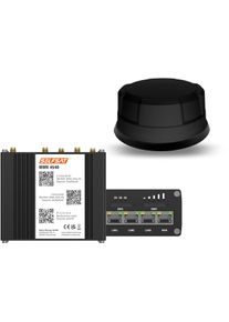 Selfsat MWR 4540 4G Cat 6 WLAN Router, bis 300 Mbps, inkl. Panorama 5G Antenne, schwarz