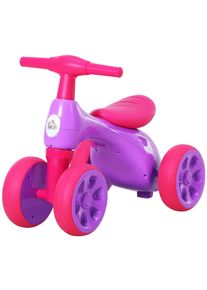 HOMCOM Toddler Walker Training Balance Ride-On Rubber Wheels Purple | Aosom Ireland