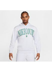 Sweat à capuche de tennis Dri-FIT en tissu Fleece NikeCourt Heritage pour homme - Gris