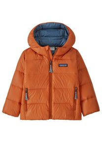 Patagonia Babys Hi-Loft Down Sweater Hoody Doudoune taille 12-18 Months orange