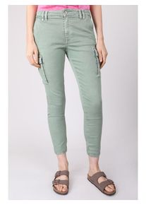 Blue Fire Spijkerbroek "Cargo" - tapered fit - olijfgroen - 81% |