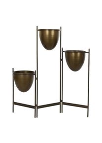 Cache-pot Dkd Home Decor Noir Métal Cuivre Vintage (35 x 26,5 x 105 cm)