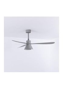 Faro Barcelona Ventilateur de plafond avec lumière grise ø 132 cm amelia l cone 33762-24