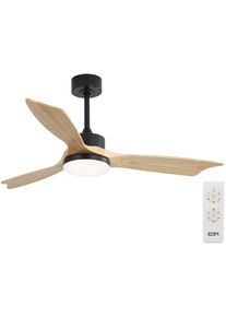 Ventilateur De Plafond Smart Bois Lumière Led 3000/4000/6000k Baltic Edm