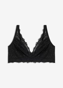 Soutien-gorge d'allaitement sans armatures à dentelle - noir - taille 44 - bonprix