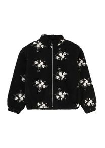 ONLY GIRLS Fleecejacke 'KOGVALENTINA' Mädchen schwarz / weiß Größe 122/128