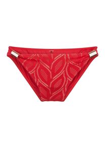 Lingadore Dames Bikinibroek taupe / knalrood 5XL