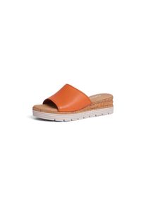 Gabor - Slippers, oranje, Maat 38, leer