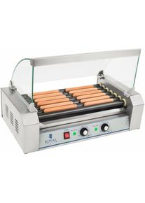 Appareil machine à hot dog professionnelle téflon 12 saucisses 1 400 watts