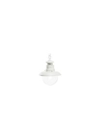 Pendentif E27 ligne calypso argent blanc