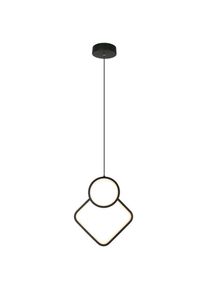 V-TAC Lustre à suspension led 12W au design moderne 28180cm Noir Couleur 3000K