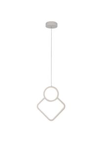 V-TAC Lustre à suspension led 12W au design moderne 28180cm Couleur Blanc 3000K