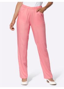 Dames Comfortbroek per 2 stuks in flamingo + flamingo bedrukt ,maat 38, WITT, 100% Viscose