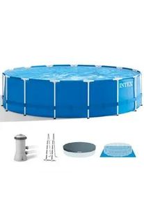 Intex Metal Frame 28242NP - &Oslash;457x122 cm - Runder Pool