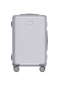 Troler Xiaomi Aluminum Frame Luggage 24inch, Incuietori TSA Duble, Maner telescopic cu 4 lungimi, 690 x 438 x 260mm (Argintiu)