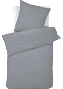 Damai Bettwäsche »Bio Satin«, In Eleganten Farbtönen grau B/L: 155 cm x 220 cm (1 St.) Satin (Bio-Baumwolle), Gefertigt aus zertifizierter...