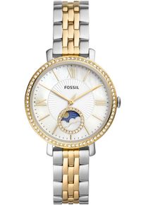 Fossil Dames Analoog horloge blauw / goud / zilver / wit One Size