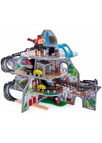 HAPE Spielzeug-Eisenbahn »Riesige Bergmine, 32-Tlg.«, (Set, 32 Tlg.) bunt, Spielbahn-Set »Riesige Bergmine, 32-tlg.«