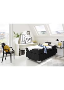 Westfalia Schlafkomfort Boxspringbett »Holland« ohne Kopfteil in grau, Größe Liegefläche B/L: 100 cm x 200 cm