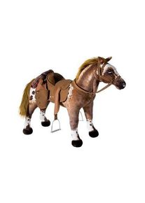 Heunec® Stehpferd »Cowboy-Pferd Stehend«, Mit Sound braun, Plüschtier »Cowboy-Pferd stehend« mit Soundeffekt
