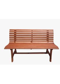 Garden Pleasure Gartenbank »Moreno« braun, Größe B/H/T: 140 cm x 93 cm x 67 cm B/H/T: 140 cm x 93 cm x 67 cm , Bank aus FSC®-zertifiziertem Hartholz