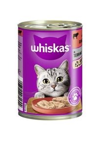 whiskas Adult 1+ Terrine 12x400g Rind