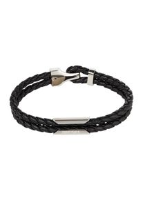 Diesel Heren Armband zwart / zilver One Size