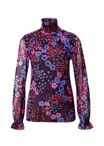Fabienne Chapot Dames Shirt 'Johanna' violetblauw / braam / pink / zwart XS