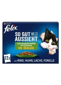 FELIX So gut wie es aussieht 12x85g Geschmacksvielfalt mit Gemüse